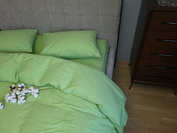 Салатовий S130, Turkish flannel (Двоспальний)