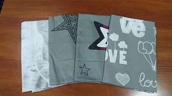 Набір наволочок 4шт., МІКС 70 см/70 см № 176 (Набір 70*70см)