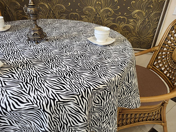 Скатертина Сафарі, овал (Овал 160/350 см)