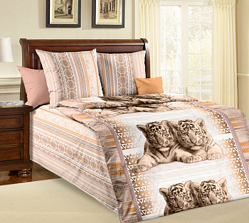 Тигрики, бязь PREMIUM нав. 40*60 (Дитячий)