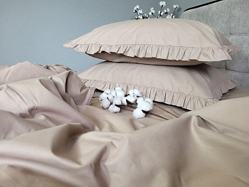 SOLO № S122, cotton з рюшею (Двоспальний)