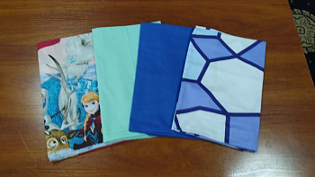 Набір наволочок 4 шт., МІКС, 70см/70см № 110 (Набір 70*70см)