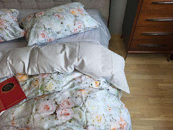 Сатин PREMIUM, MARRIAGE підк. двостор. (Полуторний)