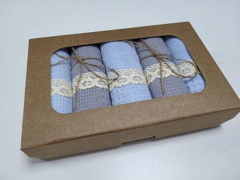 Рушники ПІКЕ Прованс, Волошковий сироп (Набір)