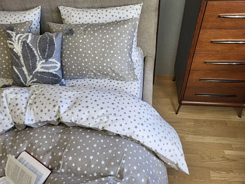 Зіронька сіро-беж, Turkish flannel (Полуторний)