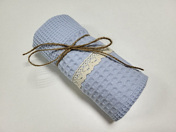 Рушник ПІКЕ Прованс, Блакитний (40*60см)