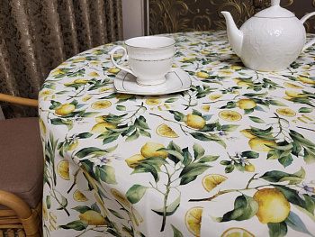 Скатертина Цитрус, овал (Овал 160/260 см)