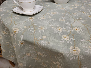 Скатертина Арія оливка (130/170 см)