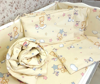 Хмаринка жовта, бязь (Дитячий на рез.)