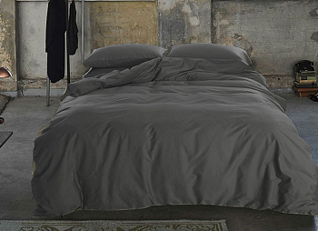 Сатин однотонний DARK GREY, №240 (Полут. на рез.)