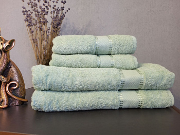 Рушник махровий SPIRIT, олива (Баня 70/140см)