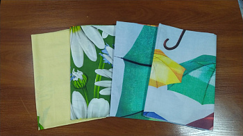 Набір наволочок 4шт., МІКС 70 см/70 см № 180 (Набір 70*70см)