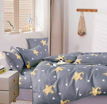 Зоряний, сатин (Полуторний)