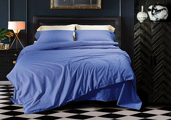 Сатин однотонний ULTRA MARINE, №4032 (Полуторний)