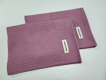 Рушник ПІКЕ Лофт, Ягідний (40*60см)