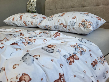 Ведмежа/св. сірий, Turkish flannel підк. двостор. (Полут. на рез.)