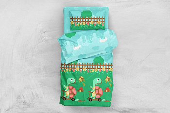 Черепашка, ранфорс (Полуторний)