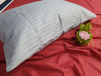 Набір нав. 2 шт. Stripe PREMIUM, LIGHT GRAY 1/1см (Набір 60*60см)