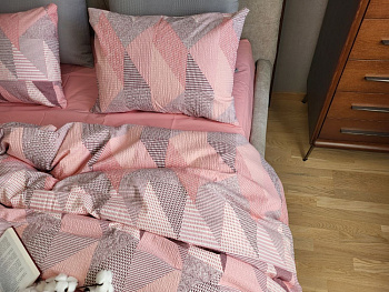 Калейдоскоп рожев., GOFRE DUO (Двоспальний)