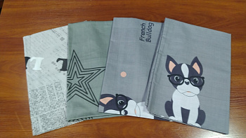 Набір наволочок 4 шт., МІКС 50/70см № 377 (Набір 50*70см)