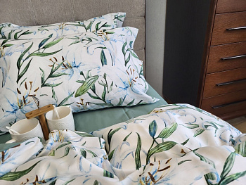 Сатин PREMIUM, LILI (Полуторний)