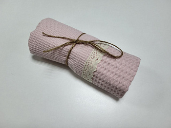 Рушник ПІКЕ Прованс, Рожевий (40*60см)