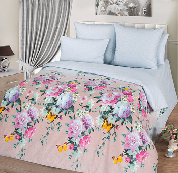 Ваніль, поплін (Полуторний)