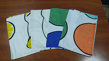 Набір наволочок 4 шт.,100%бавовна 50/70см №  177 (Набір 50*70см)