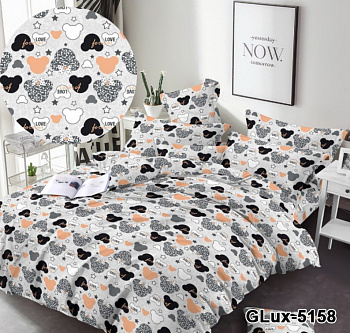 Міккі Маус, бязь (Двоспальний)