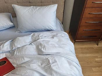 Блакитний, Turkish flannel (Полуторний)