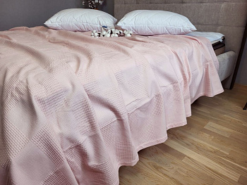 Піке Вафелька, Рожевий (Плед 260*220см)