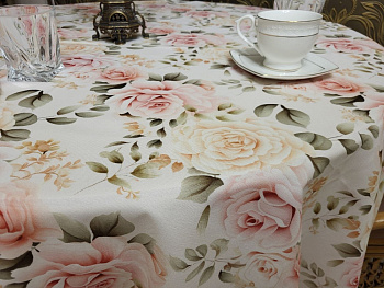 Скатертина Чайна троянда (160/300 см)