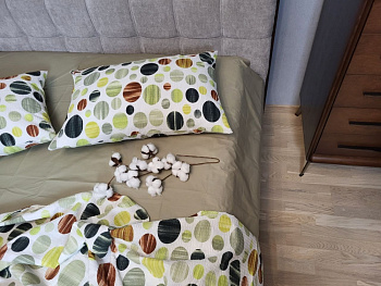 Карамелька оливк., GOFRE DUO (Полуторний)