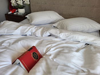 MULTI stripe WHITE (Двоспальний)