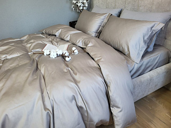 MIRAGE GRAY, Turkish satin (Полуторний)