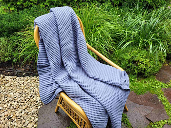 Піке Сота, Чорнично-сірий (Плед 200*220см)