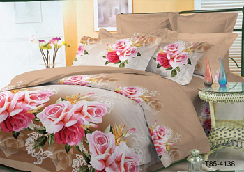 4138, микросатин нав. 50/70 (Двоспальний)