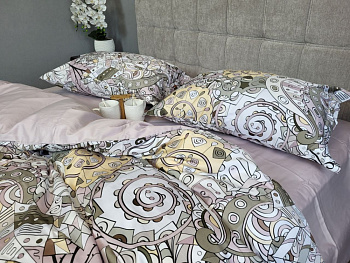 Сатин PREMIUM, ILLUSION (Євро на рез.)