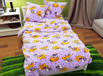 Солодкі сни ліловий, бязь (Двоспальний)