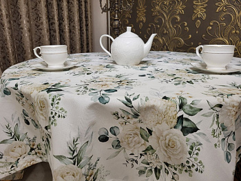 Скатертина Ніжність, кругла (Діаметр 140см)