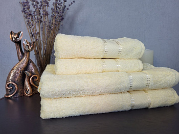 Рушник махровий SPIRIT, жовтий (Баня 70/140см)